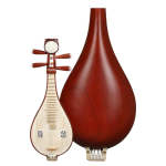 星海 柳琴乐器考级演奏花梨柳琴非洲紫檀木材质铜品微调8472-2